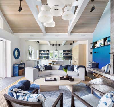 Modern Family Home Living Room. Gold Coast Pool House by Workshop APD.