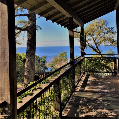 Arts and Crafts Patio and Deck. Ladies Ranch by Dana Nicholson Studio Inc..