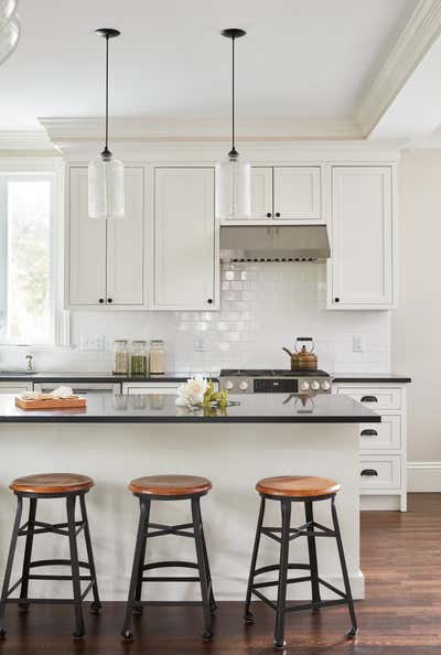  Transitional Family Home Kitchen. Highlands Victorian by Sarah Cole Interiors.