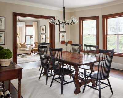  Traditional Family Home Dining Room. Highlands Victorian by Sarah Cole Interiors.