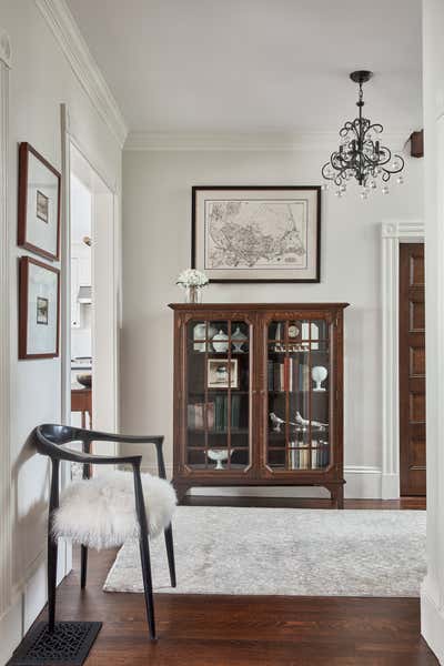 Traditional Family Home Entry and Hall. Highlands Victorian by Sarah Cole Interiors.
