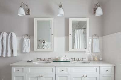  Transitional Family Home Bathroom. Highlands Victorian by Sarah Cole Interiors.