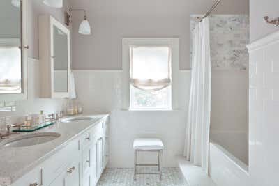  Transitional Family Home Bathroom. Highlands Victorian by Sarah Cole Interiors.