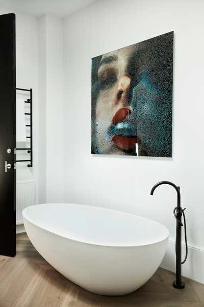  Contemporary French Family Home Bathroom. Ornamental modern by Dylan Farrell Design.