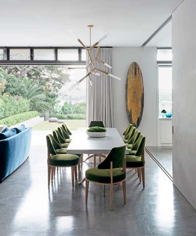  Mid-Century Modern Family Home Dining Room. Juniper House by Dylan Farrell Design.