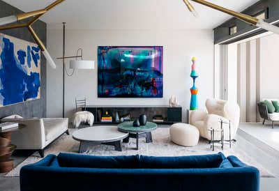 Maximalist Family Home Living Room. Juniper House by Dylan Farrell Design.