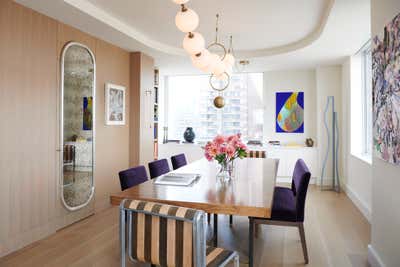  Contemporary Apartment Dining Room. Manhattan contemporary  by Kimille Taylor Inc.