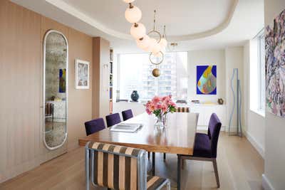 Contemporary Apartment Dining Room. Manhattan contemporary  by Kimille Taylor Inc.