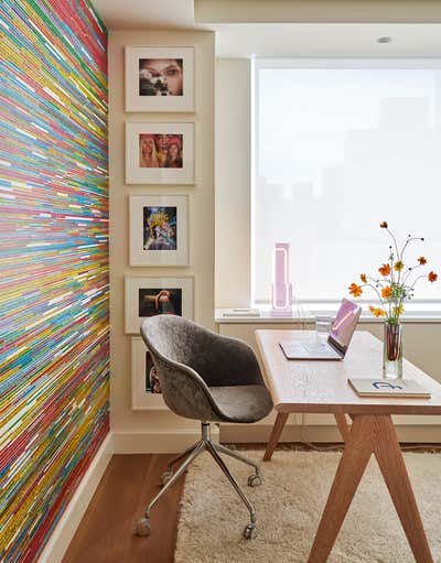 Contemporary Office and Study. Manhattan contemporary  by Kimille Taylor Inc.