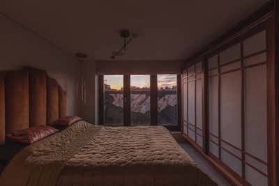  Maximalist Bedroom. Metamorphic Artist's Residence by Anouska Tamony Designs.