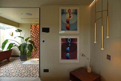  Maximalist Moroccan Bathroom. Metamorphic Artist's Residence by Anouska Tamony Designs.