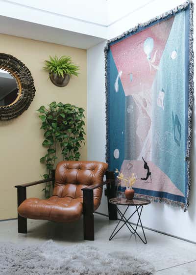  Bohemian Tropical Living Room. Metamorphic Artist's Residence by Anouska Tamony Designs.