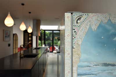  Maximalist Kitchen. Metamorphic Artist's Residence by Anouska Tamony Designs.