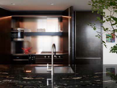 Contemporary Apartment Kitchen. Manhattan contemporary  by Kimille Taylor Inc.