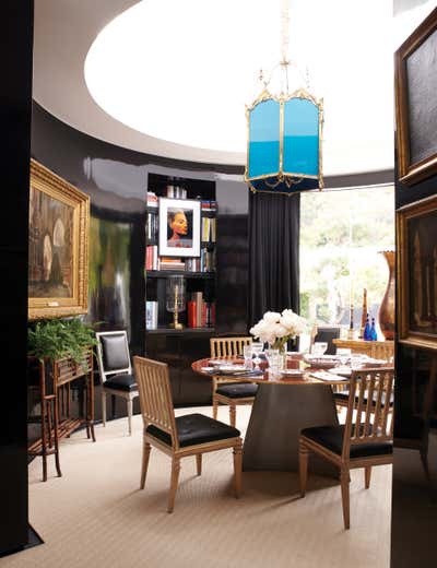  Eclectic Maximalist Bachelor Pad Dining Room. Beverly Hills Bachelor Pad by Redd Kaihoi.
