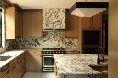  French Family Home Kitchen. Brooklyn residence  by Eli Dweck Designs.