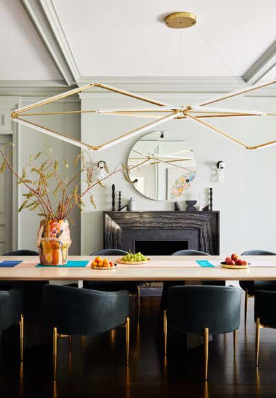  Contemporary Dining Room. Scarsdale, NY Home by Lucy Harris Studio.