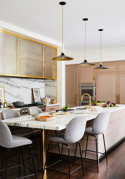  Family Home Kitchen. Scarsdale, NY Home by Lucy Harris Studio.