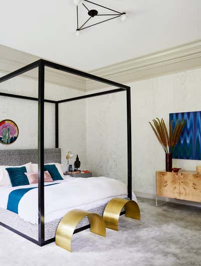 Contemporary Bedroom. Scarsdale, NY Home by Lucy Harris Studio.
