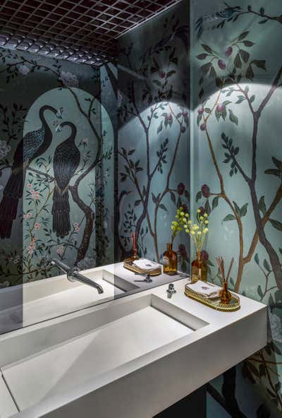  Cottage English Country Apartment Bathroom. Bebek Apartment by Merve Kahraman Products & Interiors.