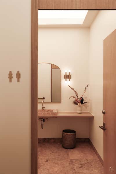  Modern Transitional Retail Bathroom. The Next - An Aesthetic Boutique by Two Muse Studios.
