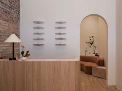  Minimalist Organic Retail Lobby and Reception. The Next - An Aesthetic Boutique by Two Muse Studios.