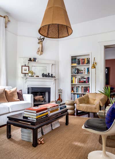  Bohemian Living Room. GP HOUSE by Laura W. Jenkins Interiors.