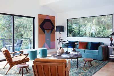 Mid-Century Modern Living Room. Hudson, NY Modern Country Home by Perifio Interiors.