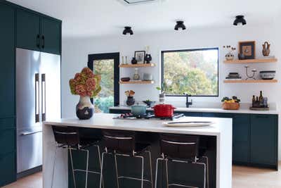  Mid-Century Modern Country House Kitchen. Hudson, NY Modern Country Home by Perifio Interiors.
