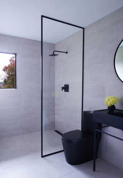 Contemporary Bathroom. Hudson, NY Modern Country Home by Perifio Interiors.