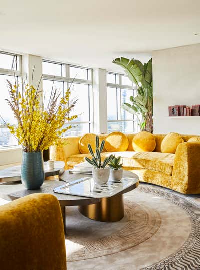  Eclectic Living Room. Centre Point Penthouse by Spinocchia Freund.
