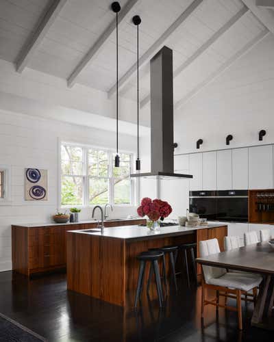  Contemporary Mid-Century Modern Beach House Kitchen. FURTHER LANE by Timothy Godbold.
