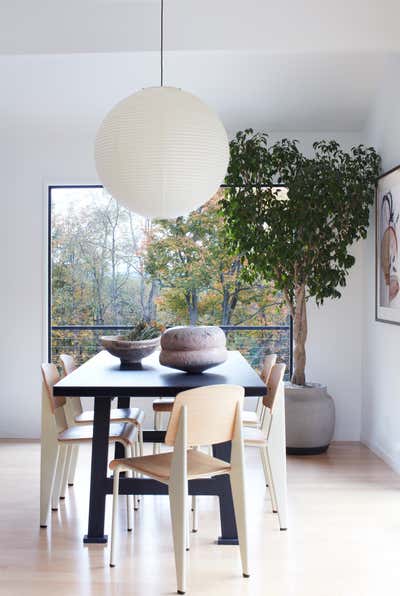  Mid-Century Modern Dining Room. Hudson, NY Modern Country Home by Perifio Interiors.