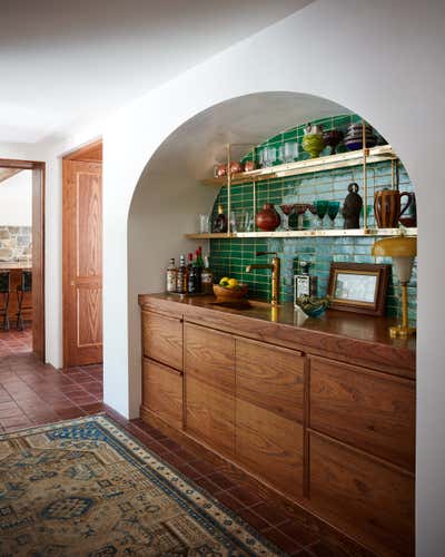 Eclectic Country House Bar and Game Room. Westport Pastoral by Nina Farmer Interiors.