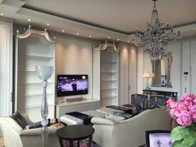  Hollywood Regency Apartment Living Room. Elegance on the Yakimansky by Irina Fedotova Interiors.