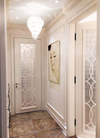  Art Deco Hollywood Regency Apartment Entry and Hall. Elegance on the Yakimansky by Irina Fedotova Interiors.
