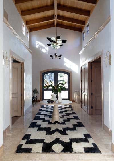 Modern Entry and Hall. Vineyard Home by Lauren Nelson Design.