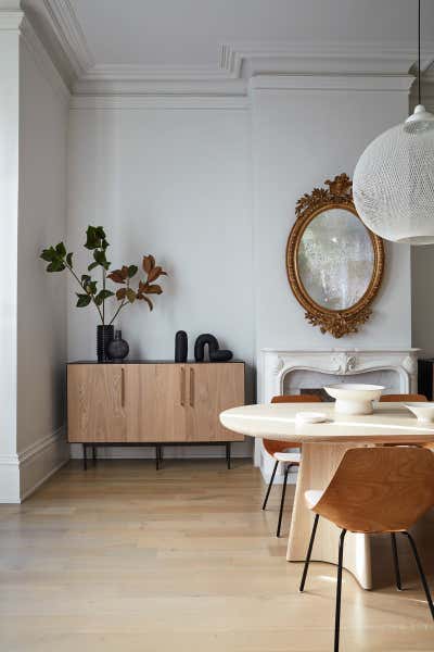 Modern Dining Room. Apartment 34  by Lauren Nelson Design.