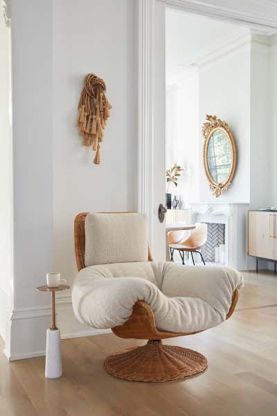  Transitional Apartment Entry and Hall. Apartment 34  by Lauren Nelson Design.