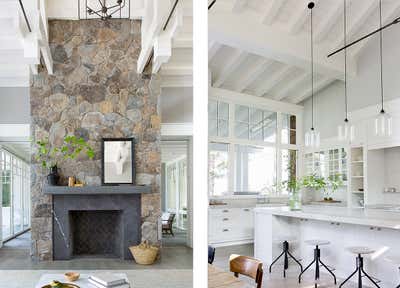 Modern Kitchen. Tahoe Lake House by Lauren Nelson Design.