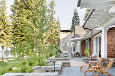  Modern Rustic Vacation Home Exterior. Tahoe Lake House by Lauren Nelson Design.