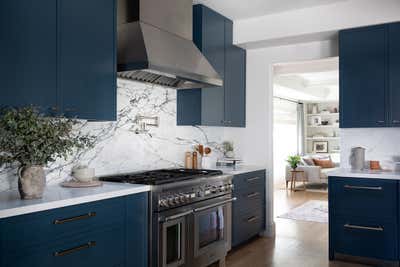  Transitional Family Home Kitchen. Longwood Drive by Lauren Nelson Design.