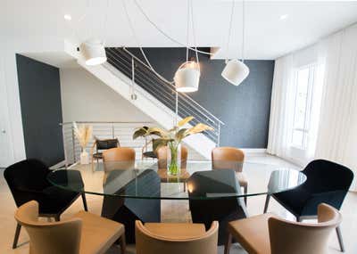 Modern Dining Room. modern, multi-story townhome by mr alex TATE.