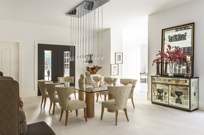  Art Nouveau Family Home Dining Room. Saddlebranch by Lucinda Loya Interiors.