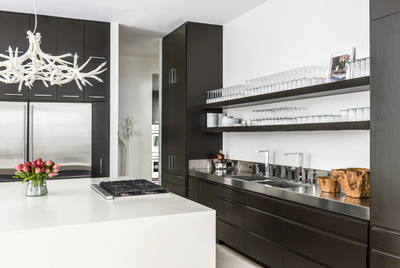  Modern Family Home Kitchen. Saddlebranch by Lucinda Loya Interiors.