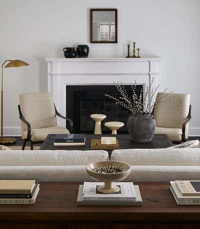 Minimalist Family Home Living Room. Dutch colonial by reDesign home C H I C A G O.