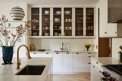  Mid-Century Modern Kitchen. Classic 6 Family Apartment by GACHOT.