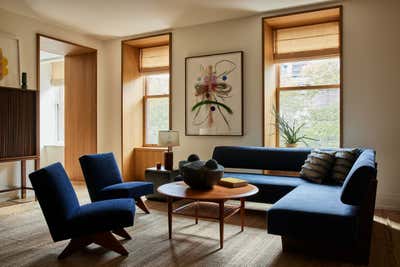  Mid-Century Modern Living Room. Classic 6 Family Apartment by GACHOT.