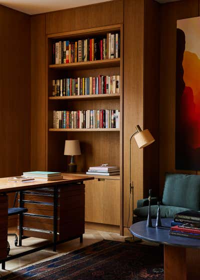  Mid-Century Modern Modern Apartment Office and Study. Classic 6 Family Apartment by GACHOT.