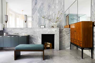 Minimalist Family Home Bathroom. A Townhouse for Art Obsessives by GACHOT.